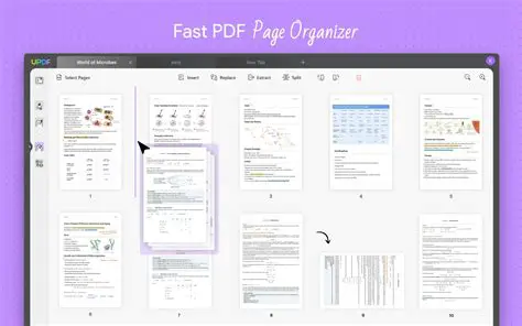 Key Features of Foxit PDF Page Organizer Pro
