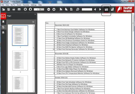 Key Features of FoxPDF Reader