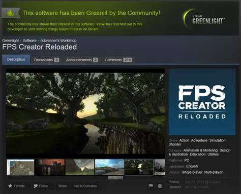 Key Features of FPS Creator Reloaded