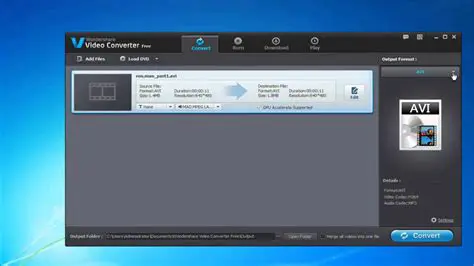 Key Features of Free AVI Video Converter