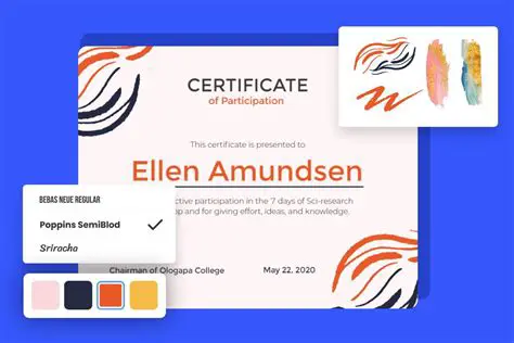 Key Features of Free Certificate Maker