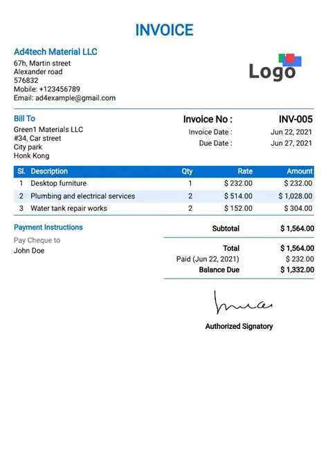 Key Features of Free Invoice Maker