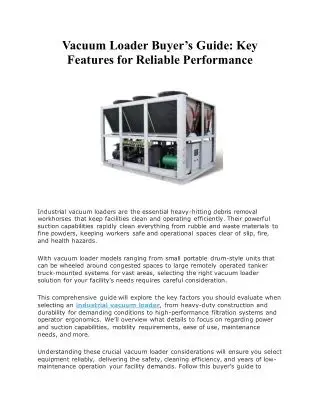 Key Features of Free Loader