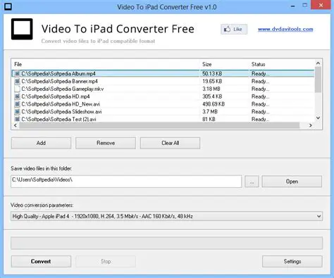 Key Features of Free Video to iPad Converter