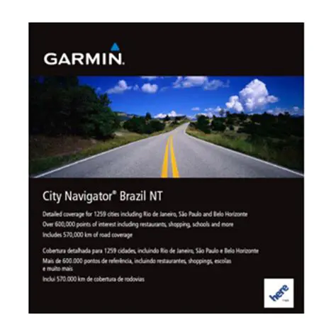 Key Features of Garmin City Navigator Brazil