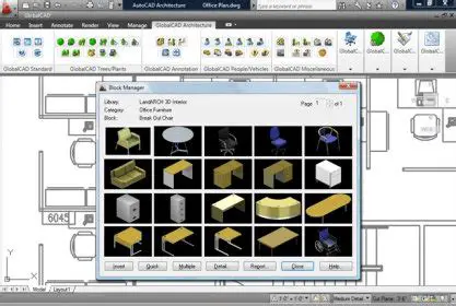 Key Features of GlobalCAD Architecture 2012
