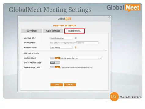 Key Features of GlobalMeet ScreenShare