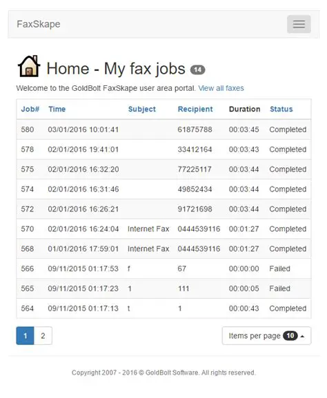 Key Features of GoldBolt FaxSkape Fax Server