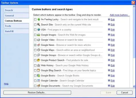 Key Features of Google Toolbar for Firefox