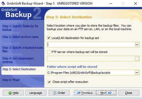 Key Features of GridinSoft Backup