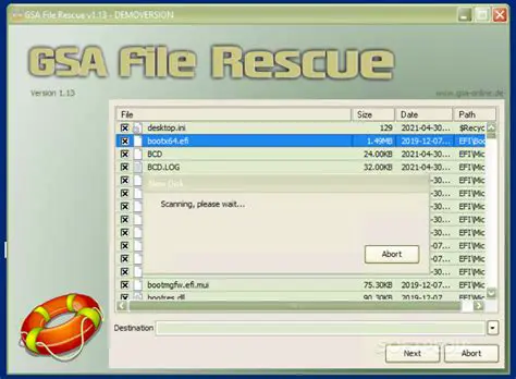 Key Features of GSA File Rescue