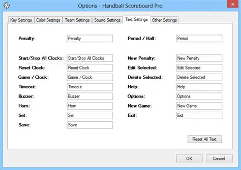 Key Features of Handball Scoreboard Pro