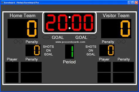 Key Features of Hockey Scoreboard Pro