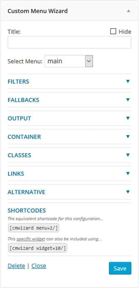 Key Features of Horizontal Flash Menu Wizard