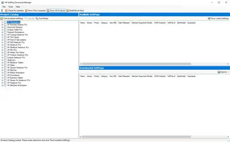 Key Features of HP SoftPaq Download Manager