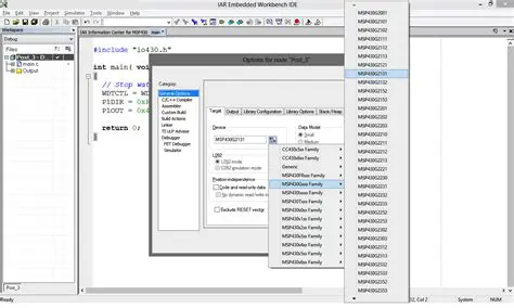 Key Features of IAR Embedded Workbench KickStart for MSP430