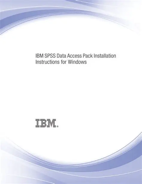 Key Features of IBM SPSS Data Access Pack for Windows