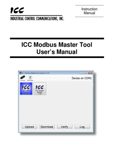 Key Features of ICC Modbus Master Tool