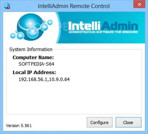 Key Features of IntelliAdmin Remote Control