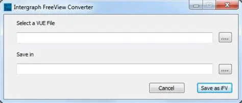 Key Features of Intergraph FreeView Converter 2015
