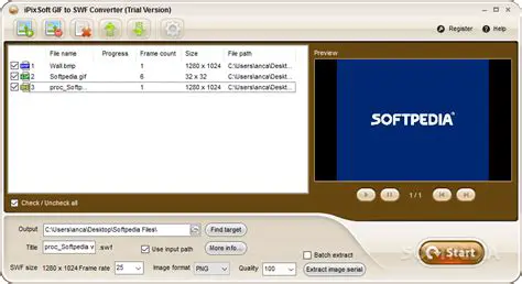 Key Features of iPixSoft SWF to GIF Converter