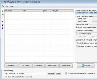 Key Features of JPG To SWF Converter Software