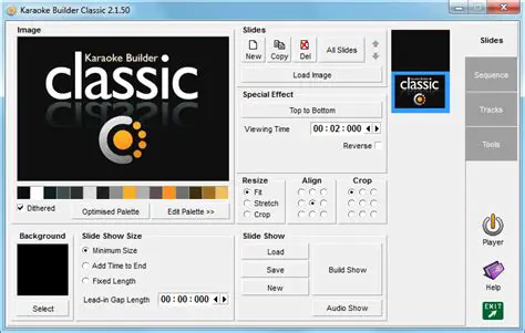 Key Features of Karaoke Builder Classic