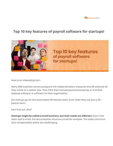 Key Features of Kariba Payroll