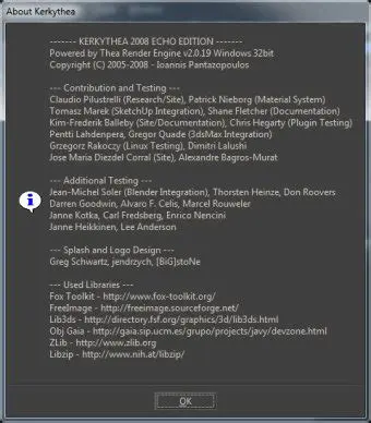 Key Features of Kerkythea v2008