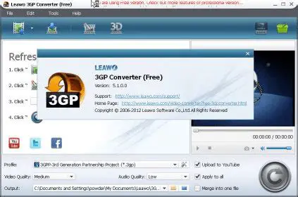 Key Features of Leawo 3GP Converter