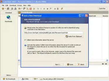 Key Features of LeechGet 2007