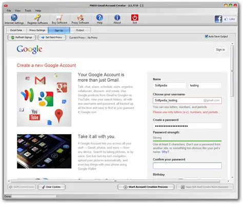 Key Features of Mass Gmail Account Creator