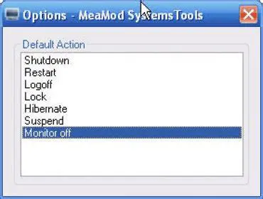 Key Features of MeaMod SystemTools