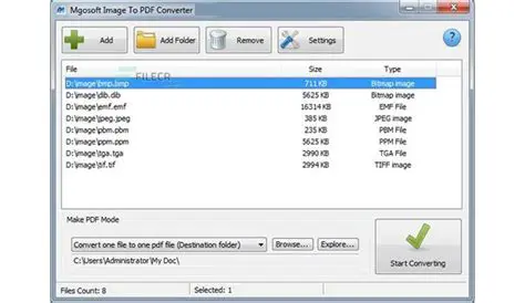 Key Features of MgoSoft PDF To Image Converter