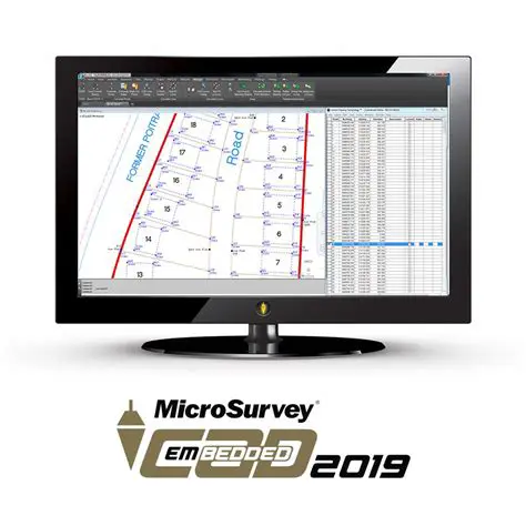 Key Features of MicroSurvey embeddedCAD