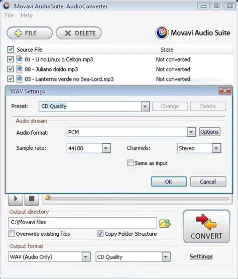 Key Features of Movavi Audio Suite