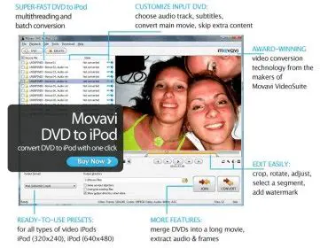 Key Features of Movavi DVD to iPod