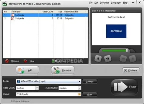 Key Features of Moyea PPT to Video Converter