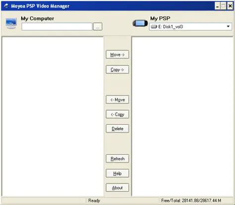 Key Features of Moyea PSP Video Manager