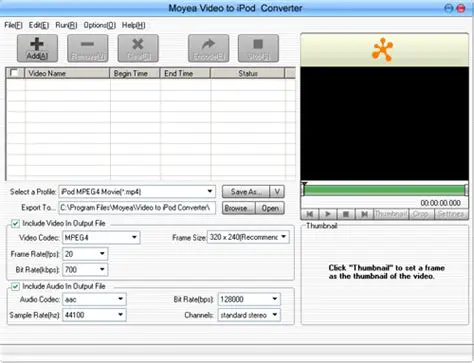 Key Features of Moyea Video to iPod Converter