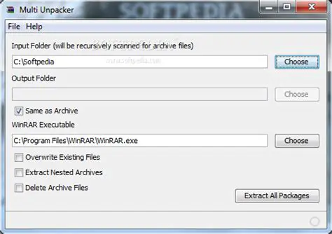 Key Features of Multi Unpacker
