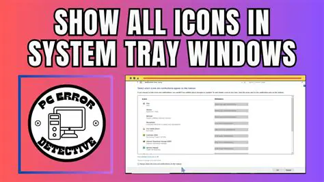 Key Features of My System Tray Icon