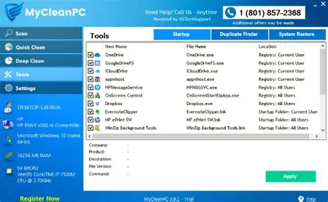Key Features of MyCleanPC PC Optimizer