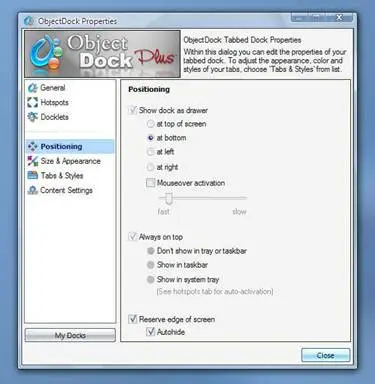 Key Features of ObjectDock Plus