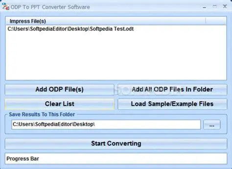 Key Features of ODP To PPT Converter Software