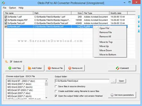 Key Features of Okdo Pdf to All Converter Professional
