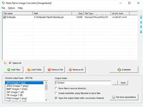 Key Features of Okdo Ppt to Image Converter