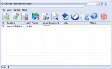 Key Features of Okoker Password Manager