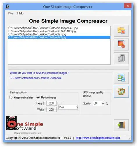 Key Features of One Simple Image Compressor