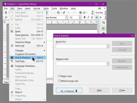 Key Features of OpenOffice Calc Find and Replace In Multiple Files Software